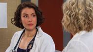 Sarah was busting at the seams to tell the truth on Days of our Lives | Image: Peacock